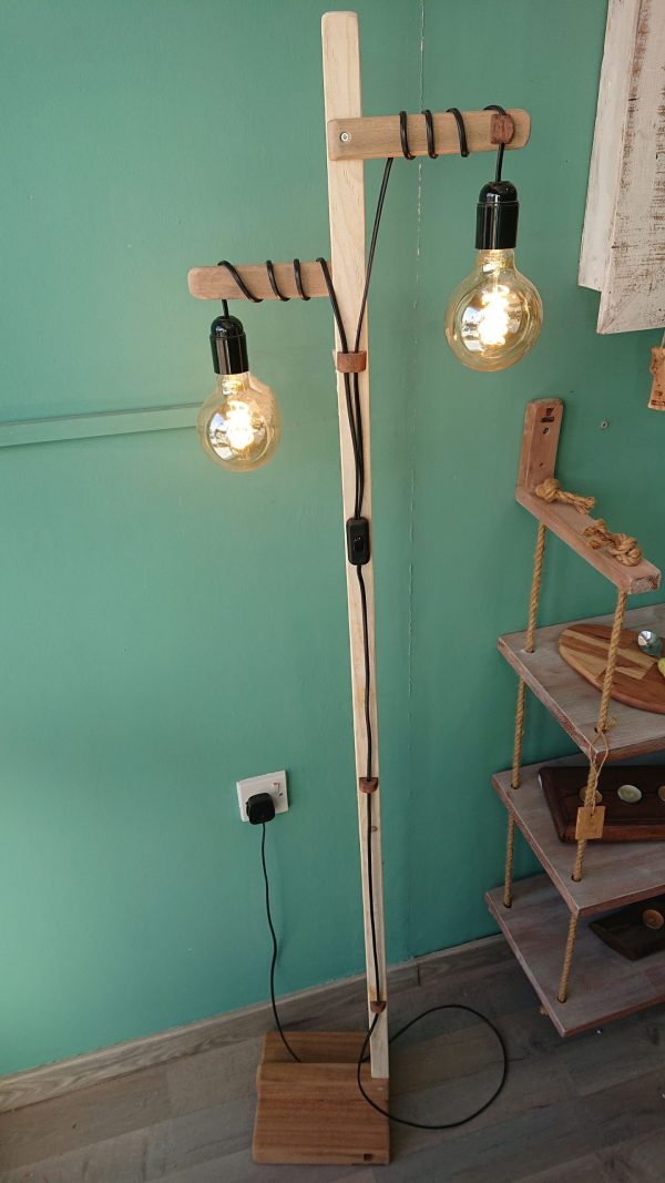 Dual bulb, free standing floor lamp - Image 13