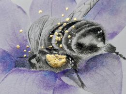 Honeybee Feast Painting