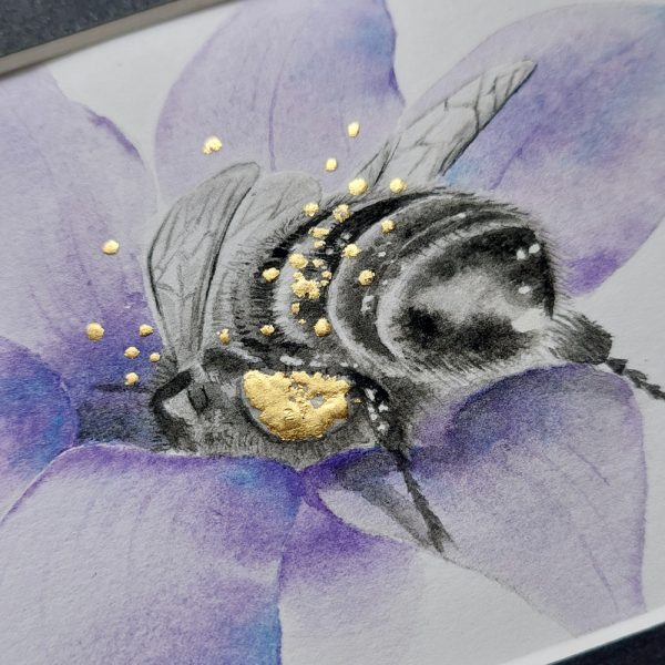 Honeybee Feast Painting
