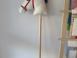 Exquisite Handmade Hobby Horse - Magical Wooden Stick Horse Toy for Imaginative Kids