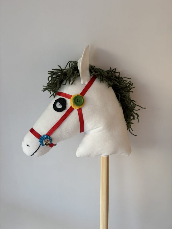 Exquisite Handmade Hobby Horse - Magical Wooden Stick Horse Toy for Imaginative Kids - Image 2