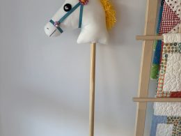 Exquisite Handmade Hobby Horse - Magical Wooden Stick Horse Toy for Imaginative Kids