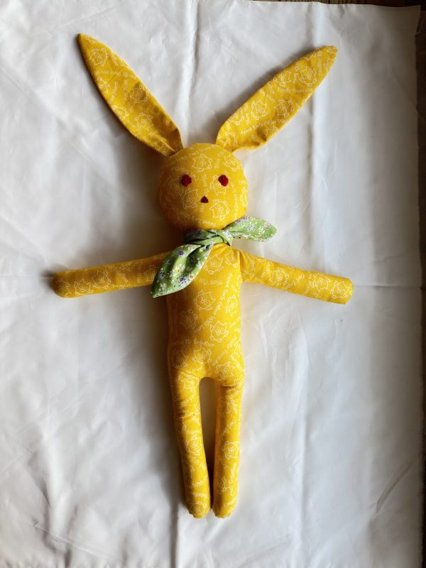 Adorable Handmade Bunny Soft Toy - Plush Stuffed Animal - Cuddly Rabbit Gift for babies & Kids - Easter gift - Nursery Decor - Unique Baby Shower Present