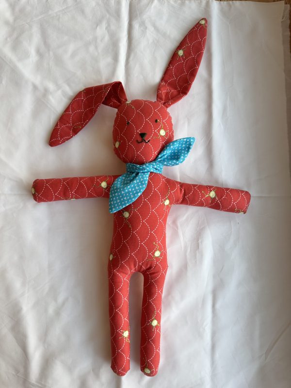 Adorable Handmade Bunny Soft Toy - Plush Stuffed Animal - Cuddly Rabbit Gift for babies & Kids - Easter gift - Nursery Decor - Unique Baby Shower Present