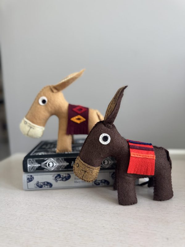 Cute Felt Cyprus Donkey Plushie - 2 variations