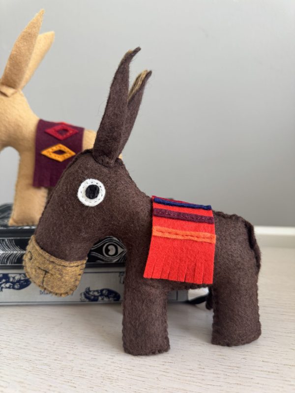 Cute Felt Cyprus Donkey Plushie - 2 variations