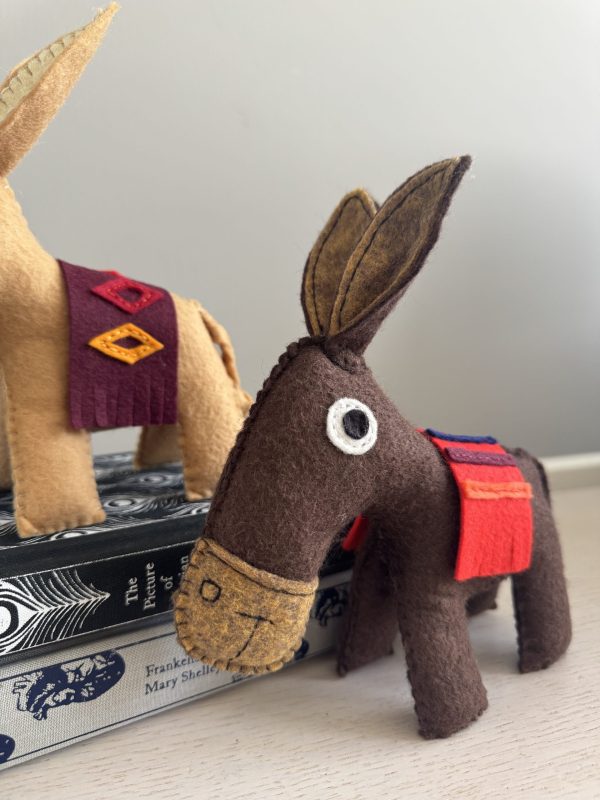 Cute Felt Cyprus Donkey Plushie - 2 variations