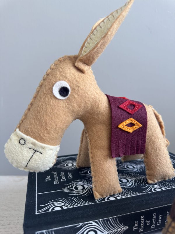 Cute Felt Cyprus Donkey Plushie - 2 variations