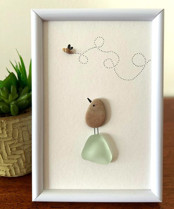 Seaglass and Pebble Art