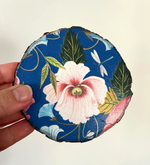 Decoupage Wooden Coasters – Set of Three