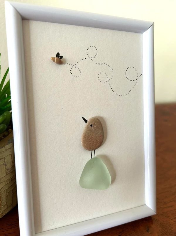 Seaglass and Pebble Art