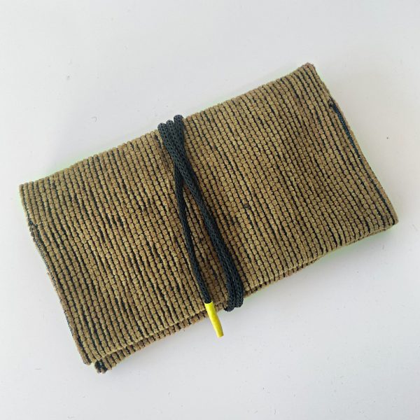olive green tobacco pouch top