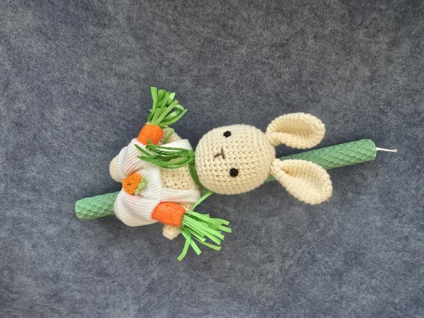 Farmer Bunny Easter Candle - Image 2