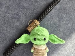 Baby Yoda Easter Candle