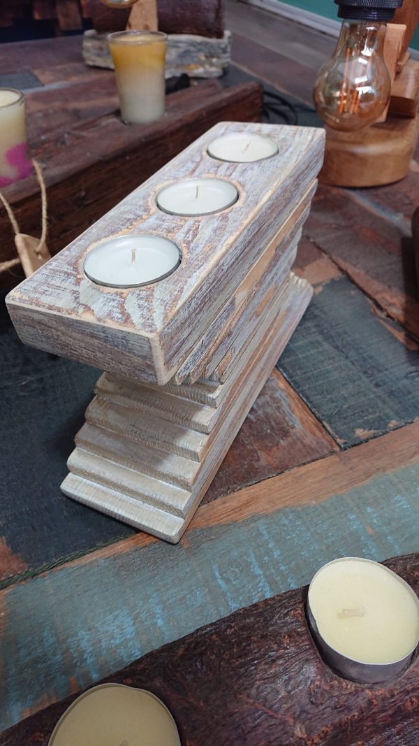 Unique stacked tealight candle holder - Image 6
