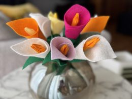 Spring Felt Flower Bouquet