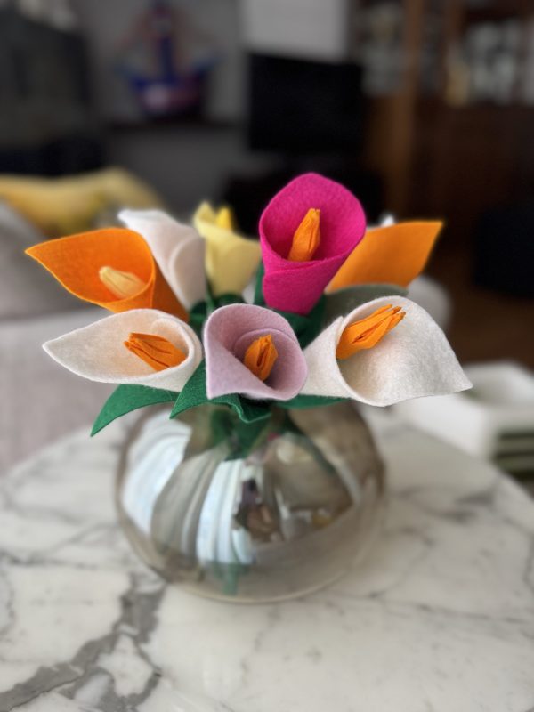 Spring Felt Flower Bouquet